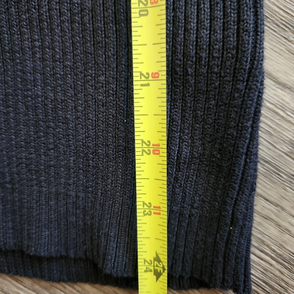 Black Vintage Polo Ralph Lauren ribbed Mockneck Sweater Size Large - Picture 5 of 7